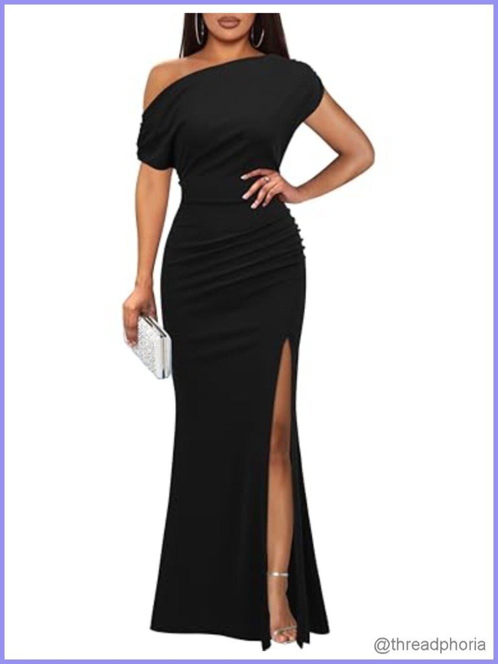 Elegant Sleeveless Off Shoulder Split Bodycon Long Formal Party Evening Mermaid
